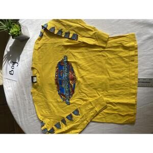 Gecko Hawaii Yellow Long Sleeve Shirt Boys Large